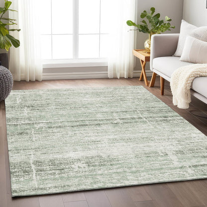Premium Machine Washable Mayfield AMF747 Sage 2'6" x 3'10" Rug