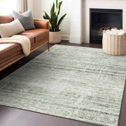 Premium Machine Washable Mayfield AMF747 Sage 2'6" x 3'10" Rug
