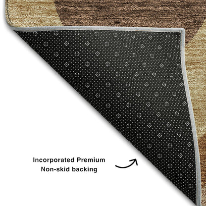 Premium Machine Washable Mayfield AMF749 Copper 1'8" x 2'6" Rug