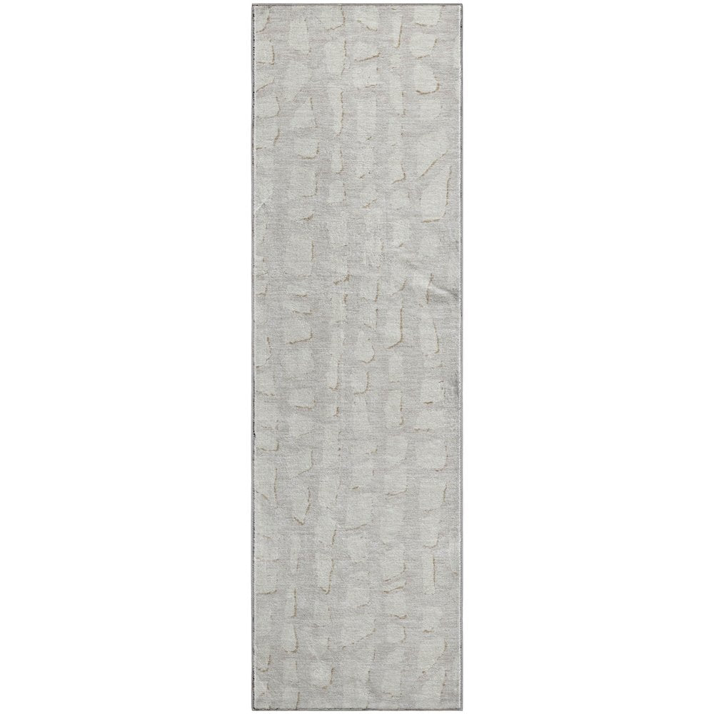 Premium Machine Washable Mayfield AMF754 Ivory 2'3" x 7'6" Runner Rug