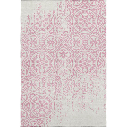 Premium Machine Washable Mayfield AMF758 Pink 2'6" x 3'10" Rug
