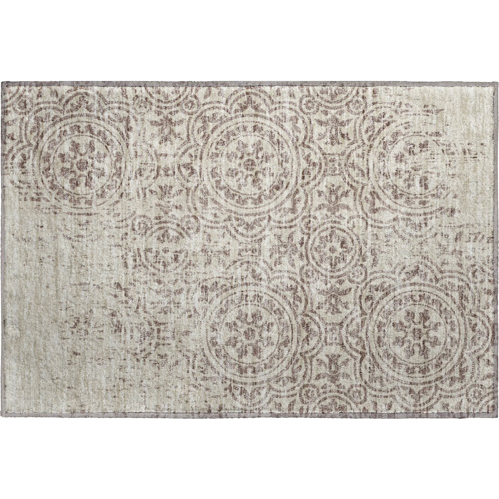 Premium Machine Washable Mayfield AMF758 Taupe 1'8" x 2'6" Rug