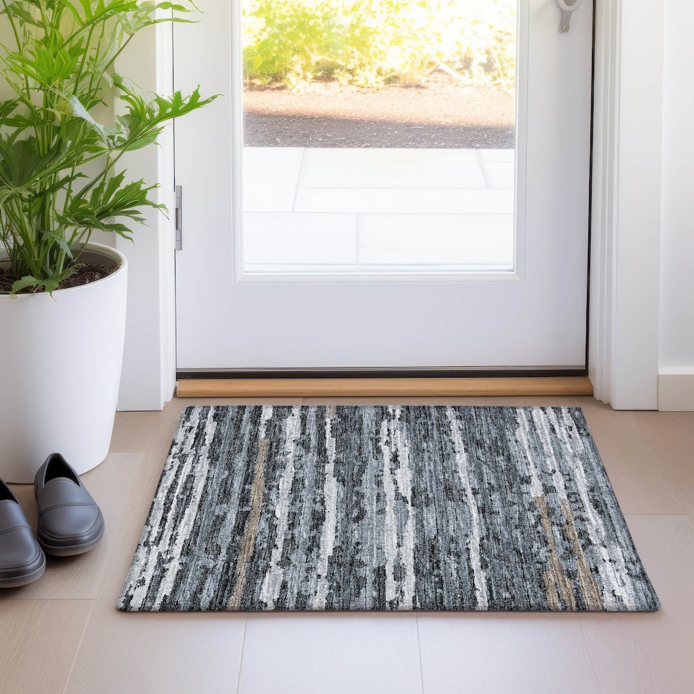 Premium Machine Washable Mayfield  Shadow 1'8" x 2'6" Rug