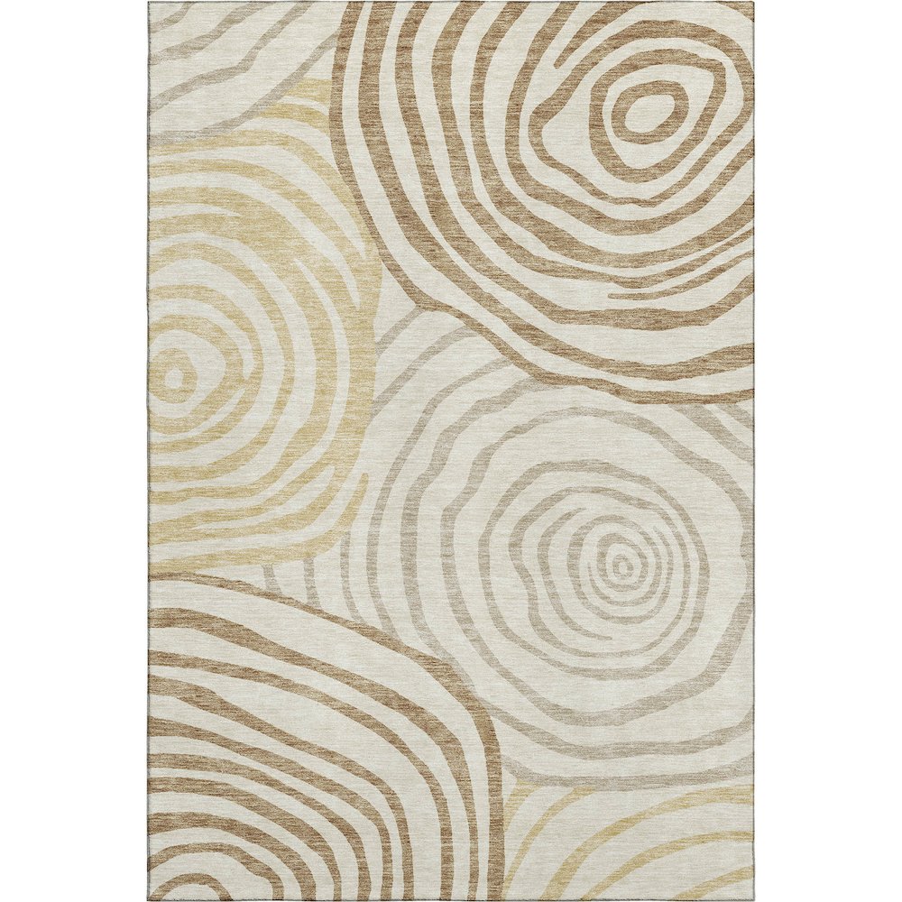 Premium Machine Washable Mayfield AMF765 Gold 2'6" x 3'10" Rug