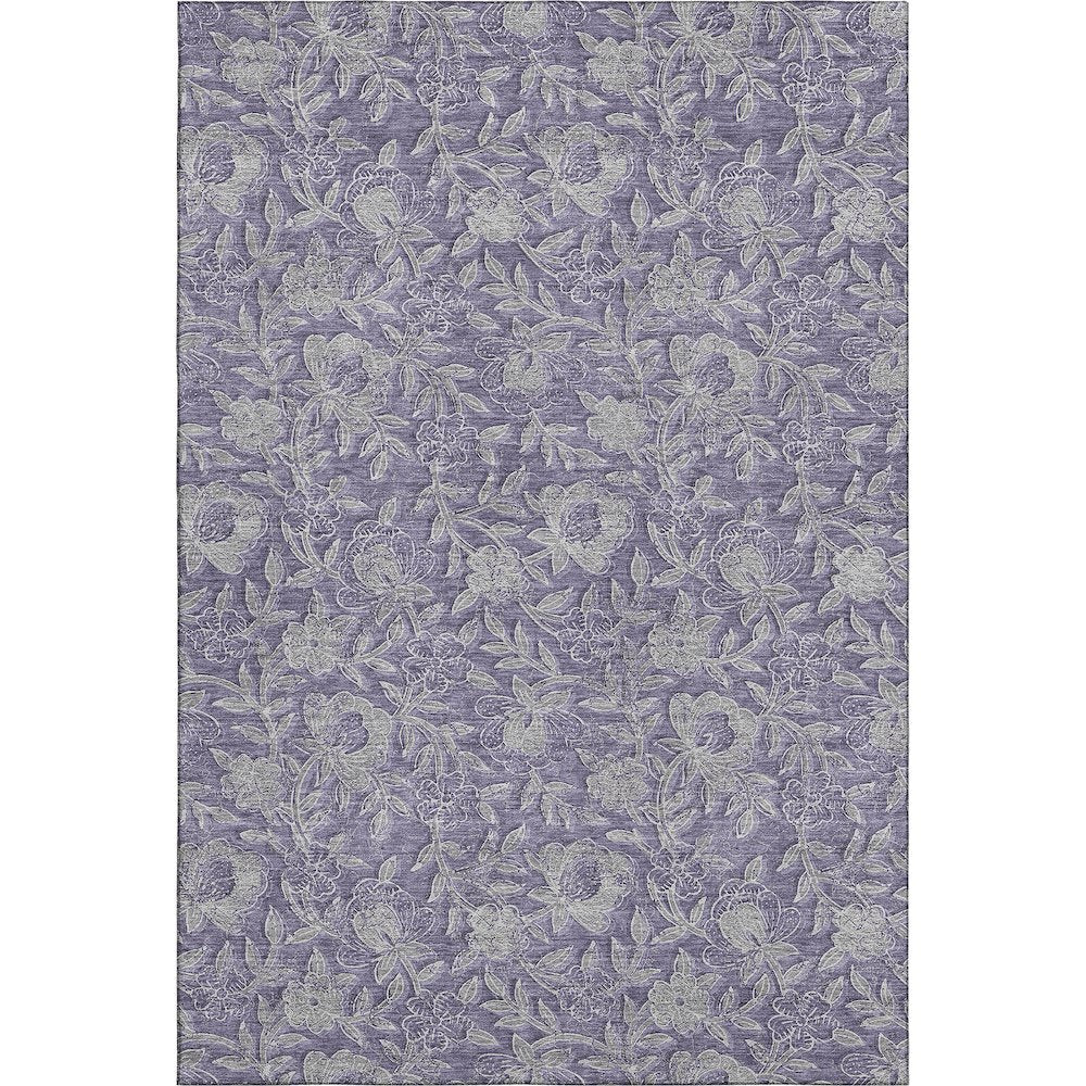 Premium Machine Washable Mayfield AMF771 Eggplant 2'6" x 3'10" Rug