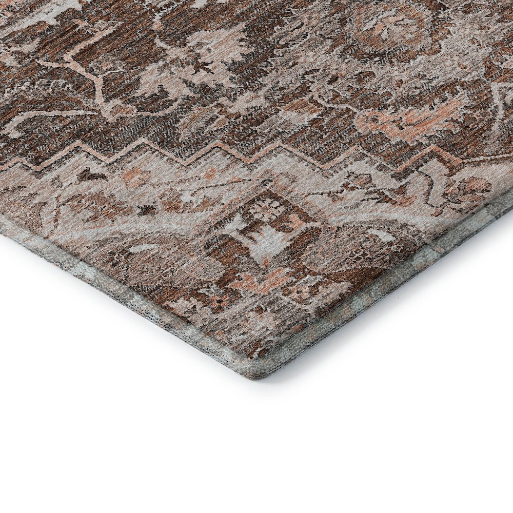 Premium Machine Washable Mayfield AMF774 Terracotta 1'8" x 2'6" Rug