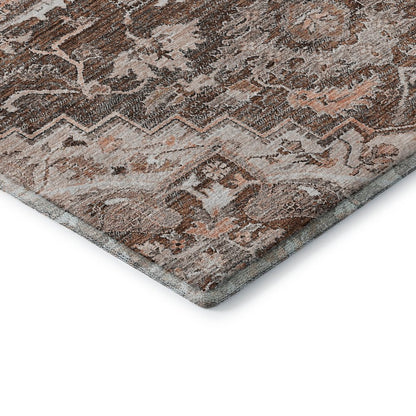 Premium Machine Washable Mayfield AMF774 Terracotta 1'8" x 2'6" Rug