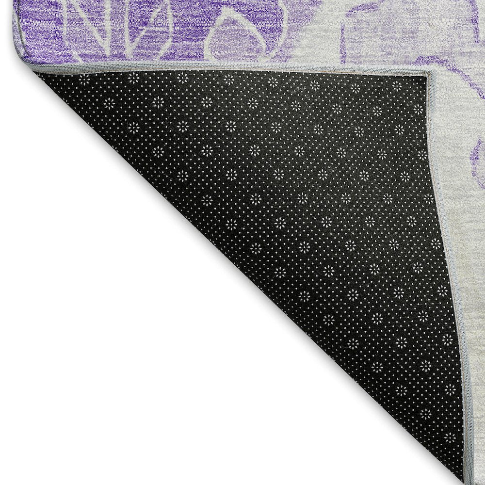 Premium Machine Washable Mayfield AMF776 Purple 1'8" x 2'6" Rug