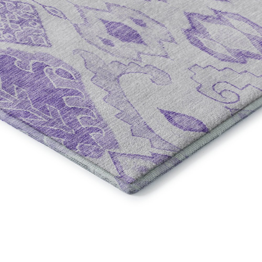 Premium Machine Washable Mayfield AMF776 Purple 1'8" x 2'6" Rug