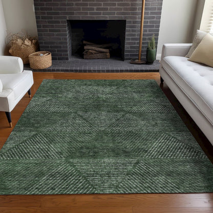 Premium Machine Washable Mayfield AMF777 Fern 2'6" x 3'10" Rug