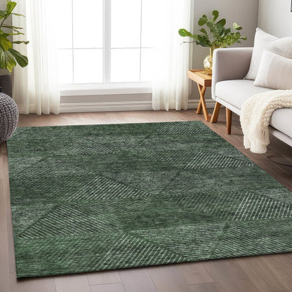 Premium Machine Washable Mayfield AMF777 Fern 2'6" x 3'10" Rug