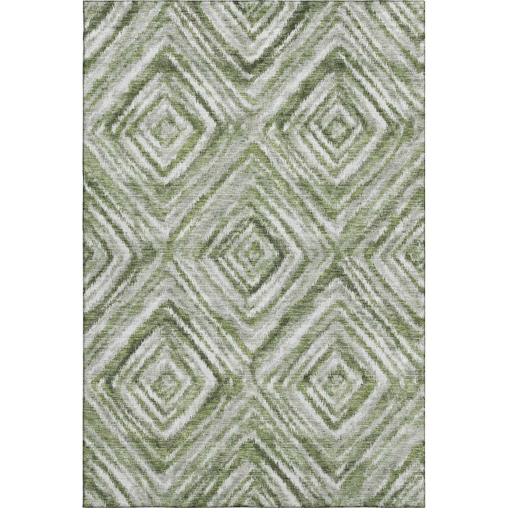Premium Machine Washable Mayfield AMF781 Aloe 2'6" x 3'10" Rug