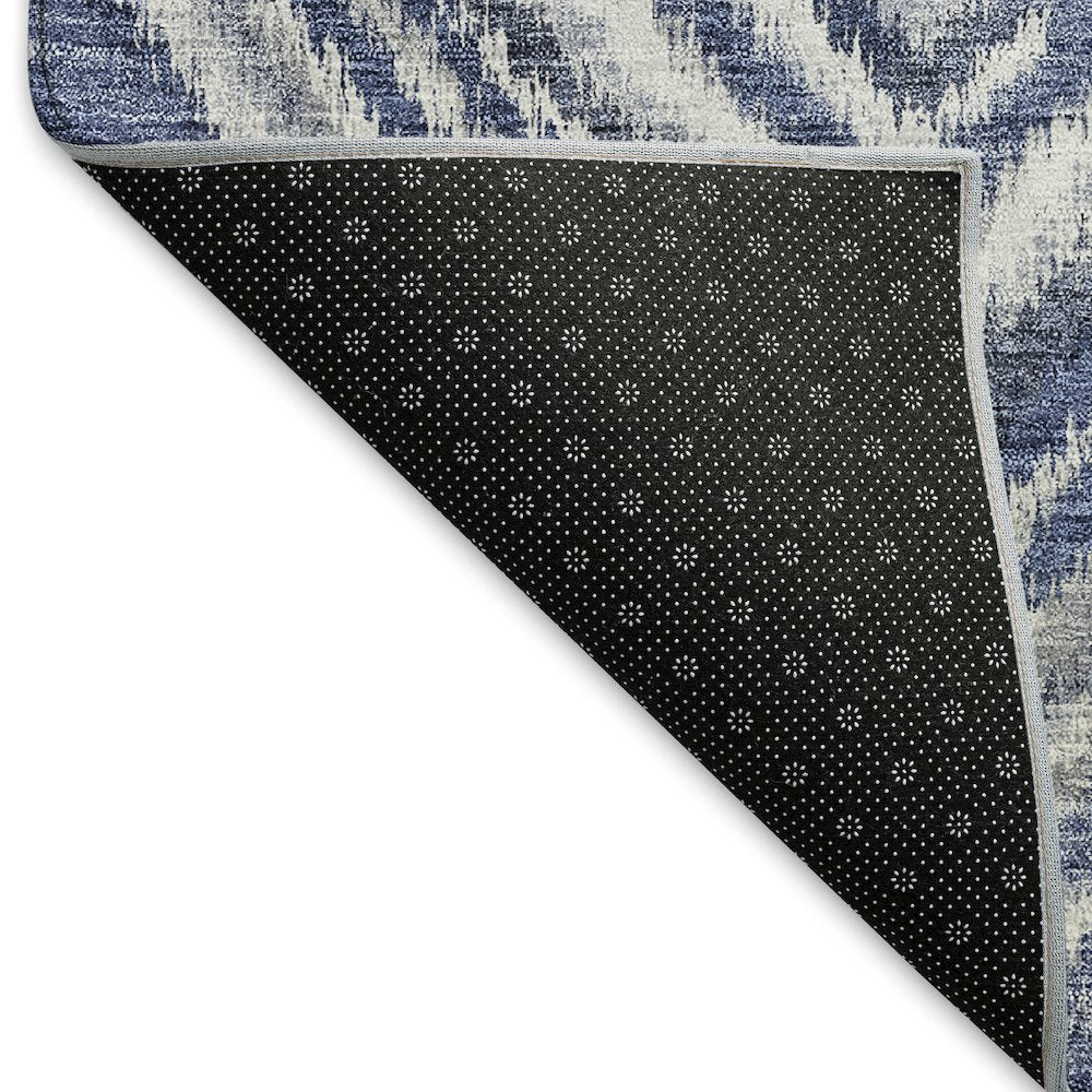 Premium Machine Washable Mayfield AMF781 Blue 1'8" x 2'6" Rug