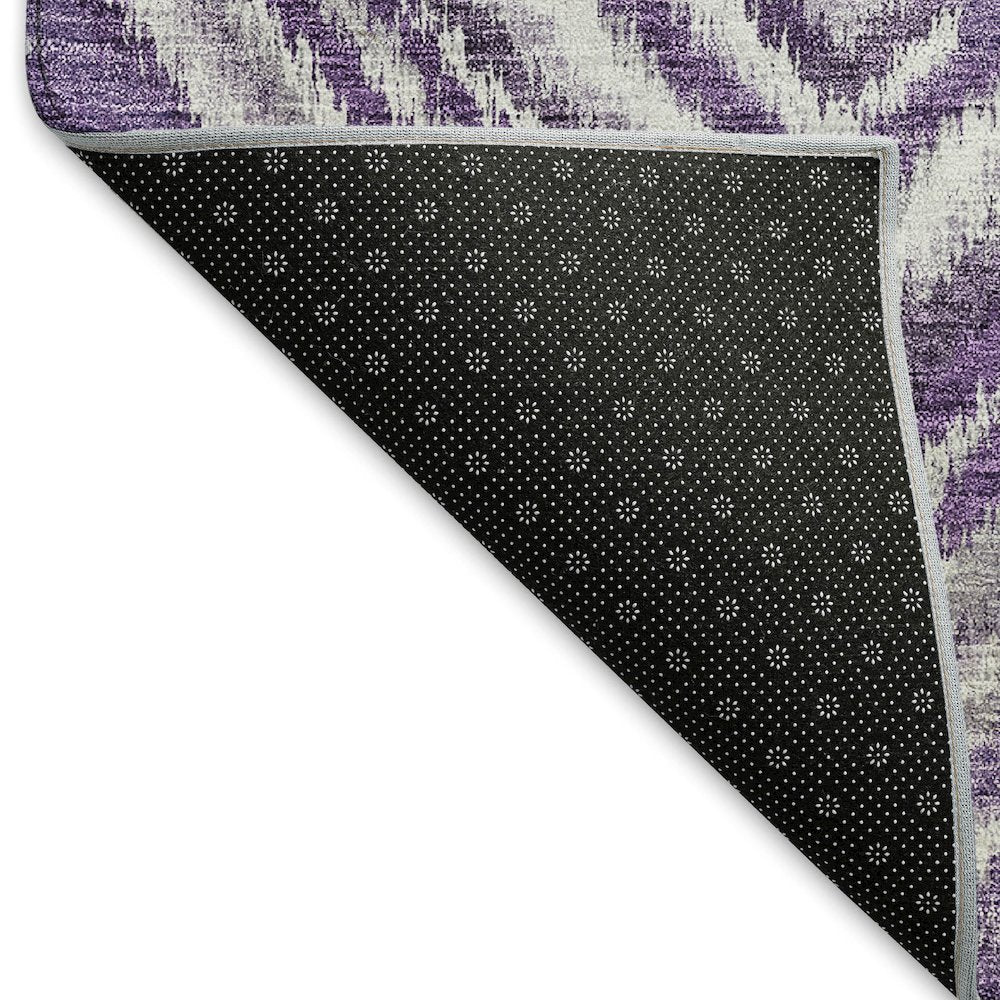 Premium Machine Washable Mayfield AMF781 Purple 1'8" x 2'6" Rug