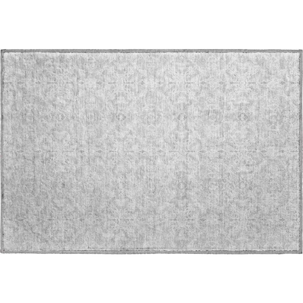 Premium Machine Washable Mayfield AMF784 Silver 1'8" x 2'6" Rug