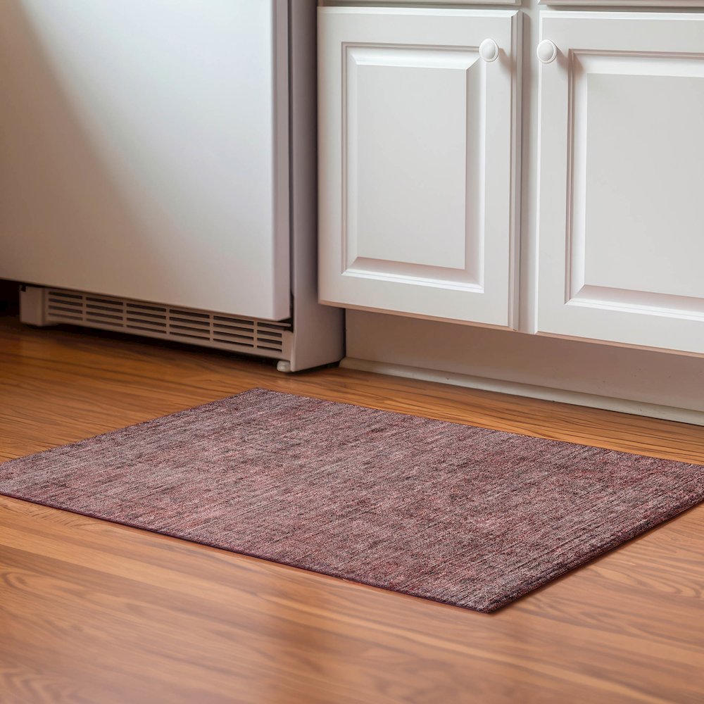 Premium Machine Washable Mayfield AMF790 Paprika 1'8" x 2'6" Rug
