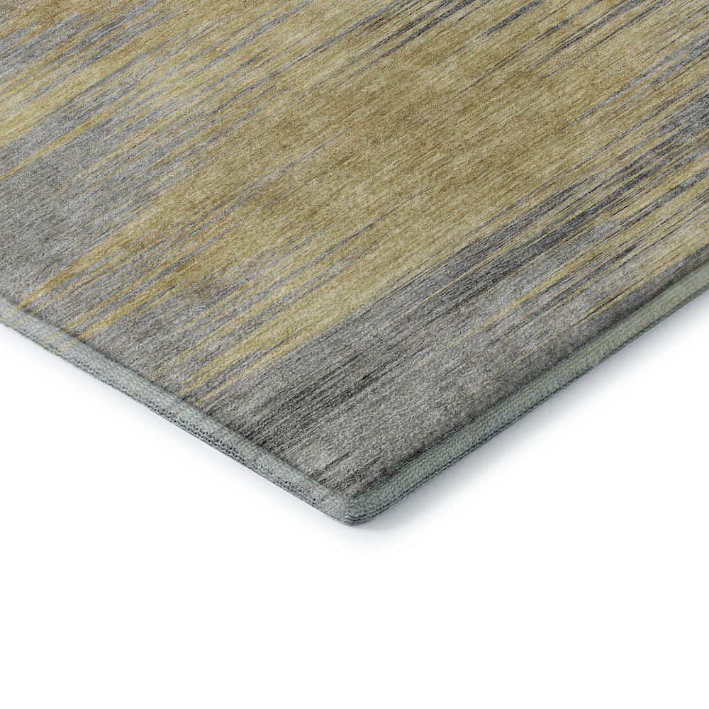 Premium Machine Washable Mayfield AMF793 Gold 1'8" x 2'6" Rug