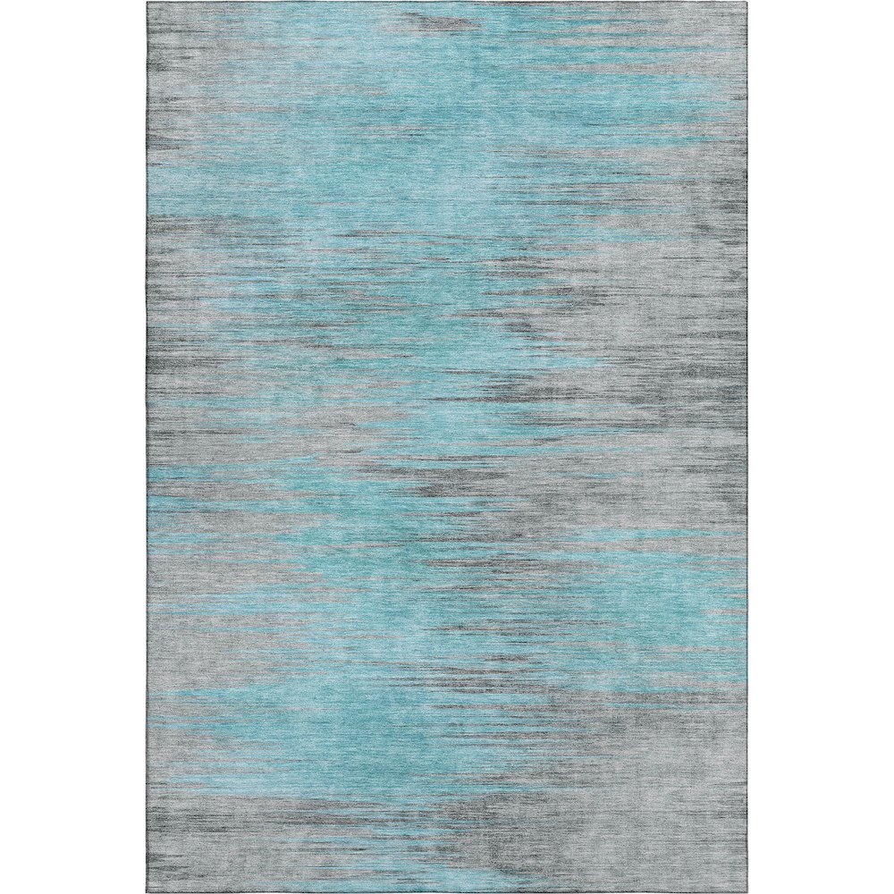 Premium Machine Washable Mayfield AMF793 Teal 2'6" x 3'10" Rug