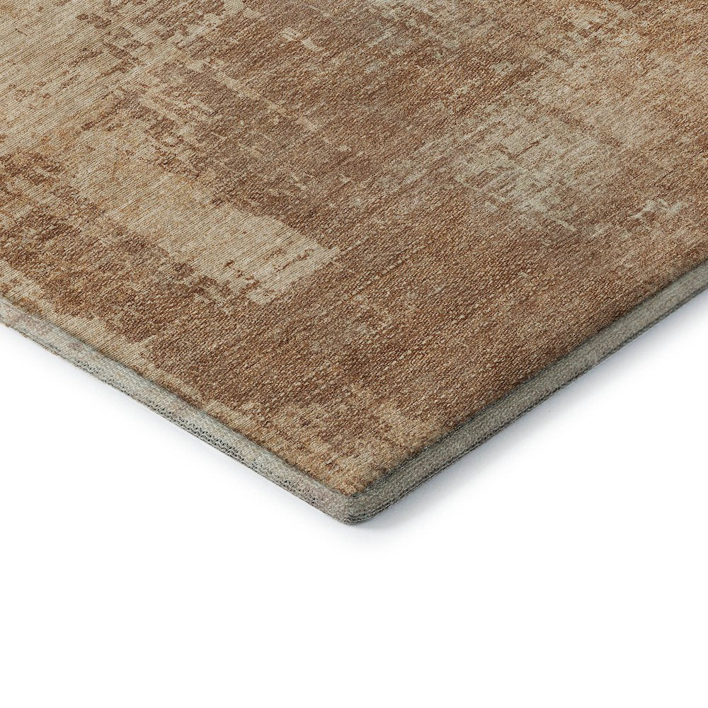 Premium Machine Washable Mayfield AMF796 Terracotta 1'8" x 2'6" Rug