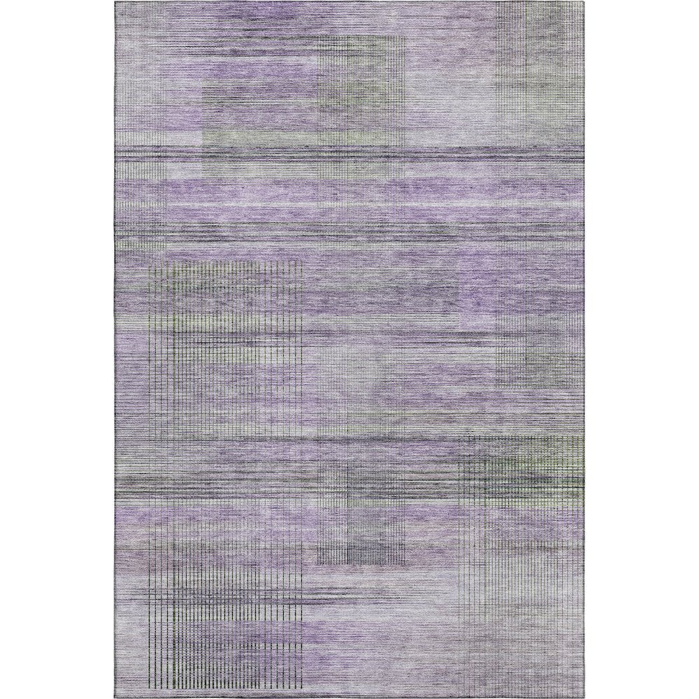 Premium Machine Washable Mayfield AMF819 Purple 2'6" x 3'10" Rug