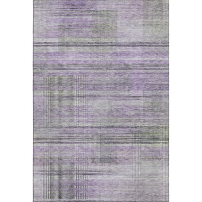 Premium Machine Washable Mayfield AMF819 Purple 2'6" x 3'10" Rug