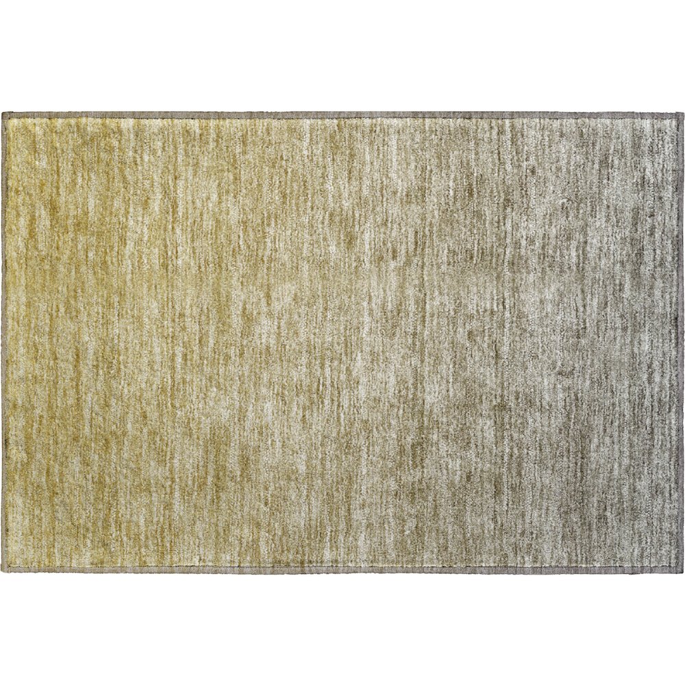 Premium Machine Washable Mayfield AMF833 Gold 1'8" x 2'6" Rug