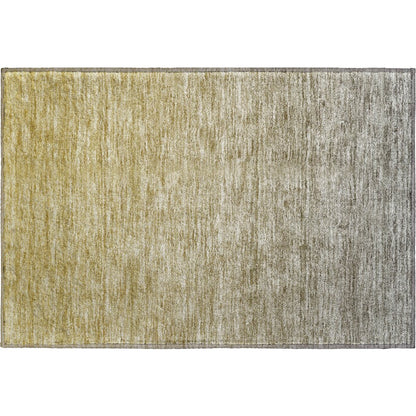 Premium Machine Washable Mayfield AMF833 Gold 1'8" x 2'6" Rug
