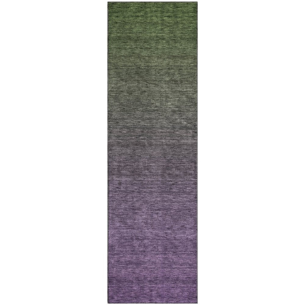Premium Machine Washable Mayfield AMF833 Purple 2'3" x 7'6" Runner Rug