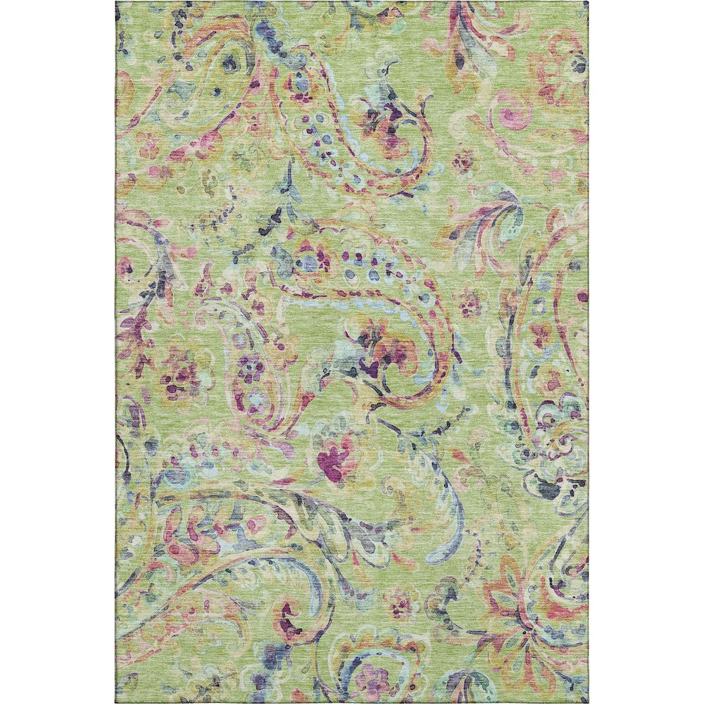 Premium Machine Washable Mayfield AMF834 Aloe 2'6" x 3'10" Rug