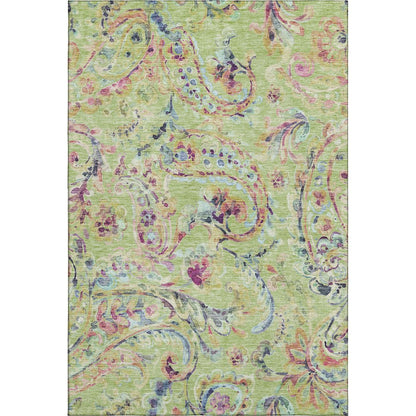 Premium Machine Washable Mayfield AMF834 Aloe 2'6" x 3'10" Rug