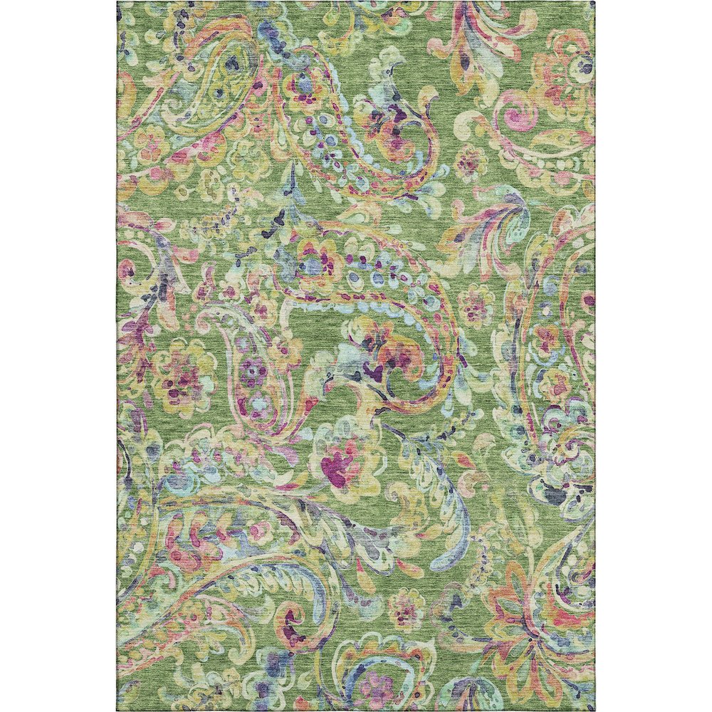 Premium Machine Washable Mayfield AMF834 Fern 2'6" x 3'10" Rug