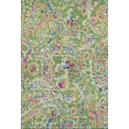 Premium Machine Washable Mayfield AMF834 Fern 2'6" x 3'10" Rug