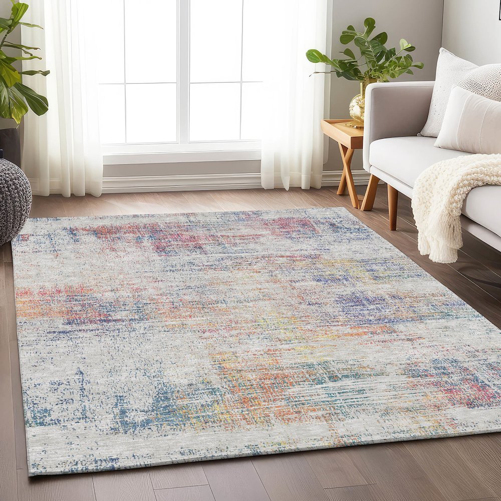 Premium Machine Washable Mayfield AMF838 Ivory 2'6" x 3'10" Rug