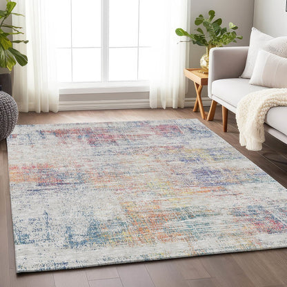 Premium Machine Washable Mayfield AMF838 Ivory 2'6" x 3'10" Rug