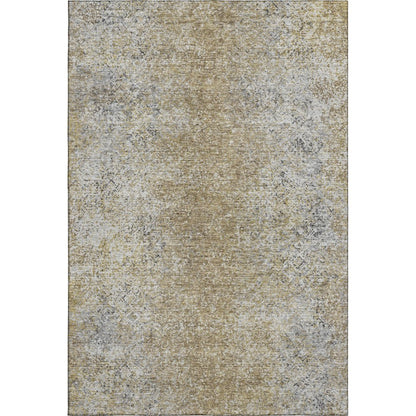 Premium Machine Washable Mayfield AMF840 Brown 2'6" x 3'10" Rug