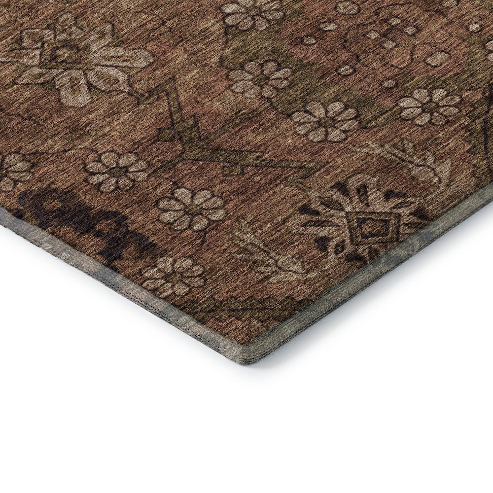Premium Machine Washable Mayfield AMF842 Paprika 1'8" x 2'6" Rug