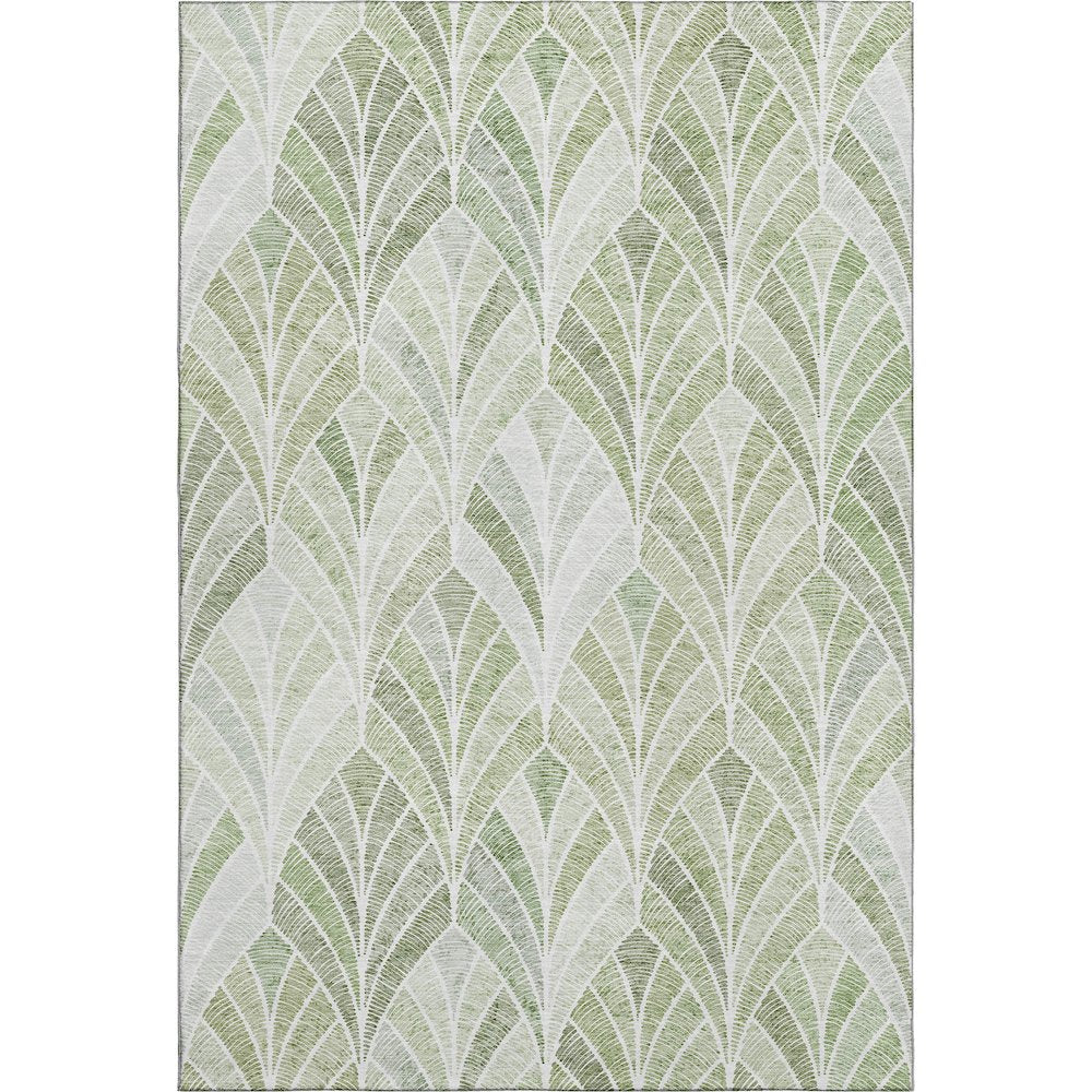 Premium Machine Washable Mayfield AMF851 Sage 2'6" x 3'10" Rug