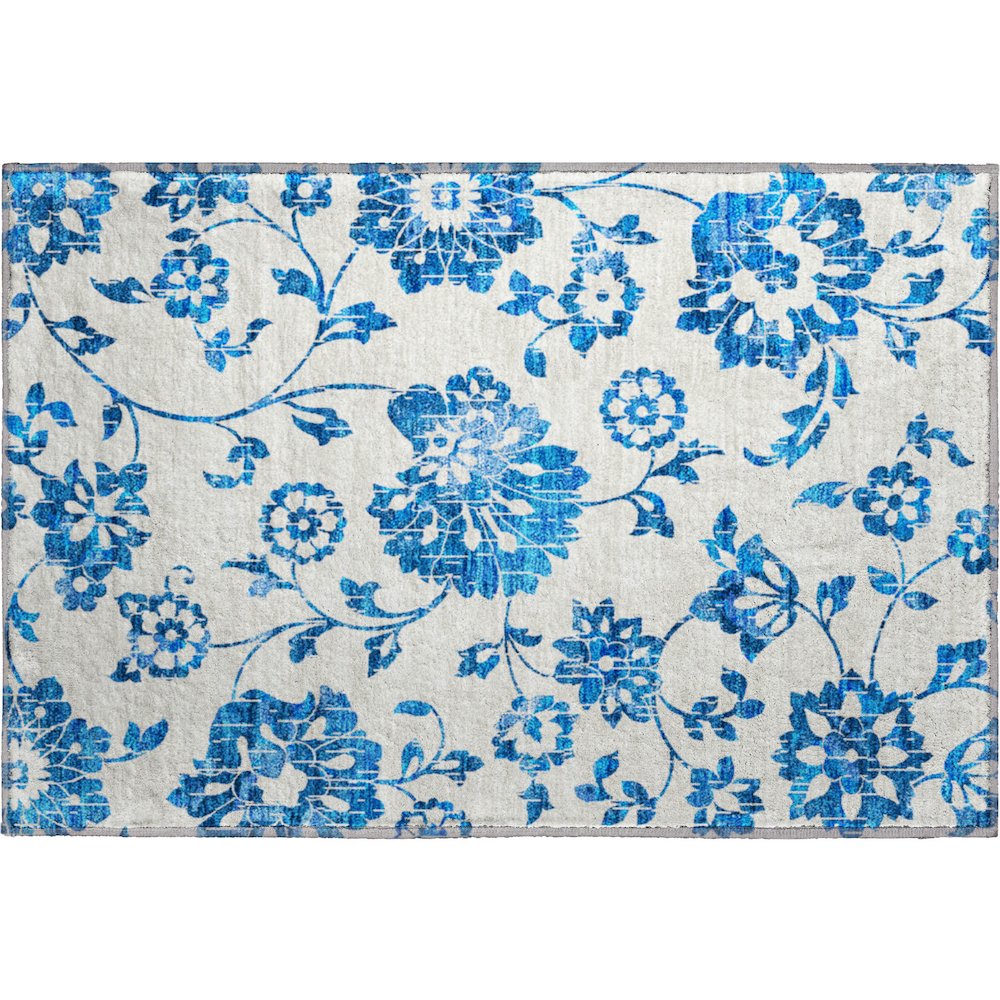 Premium Machine Washable Mayfield AMF856 White 1'8" x 2'6" Rug