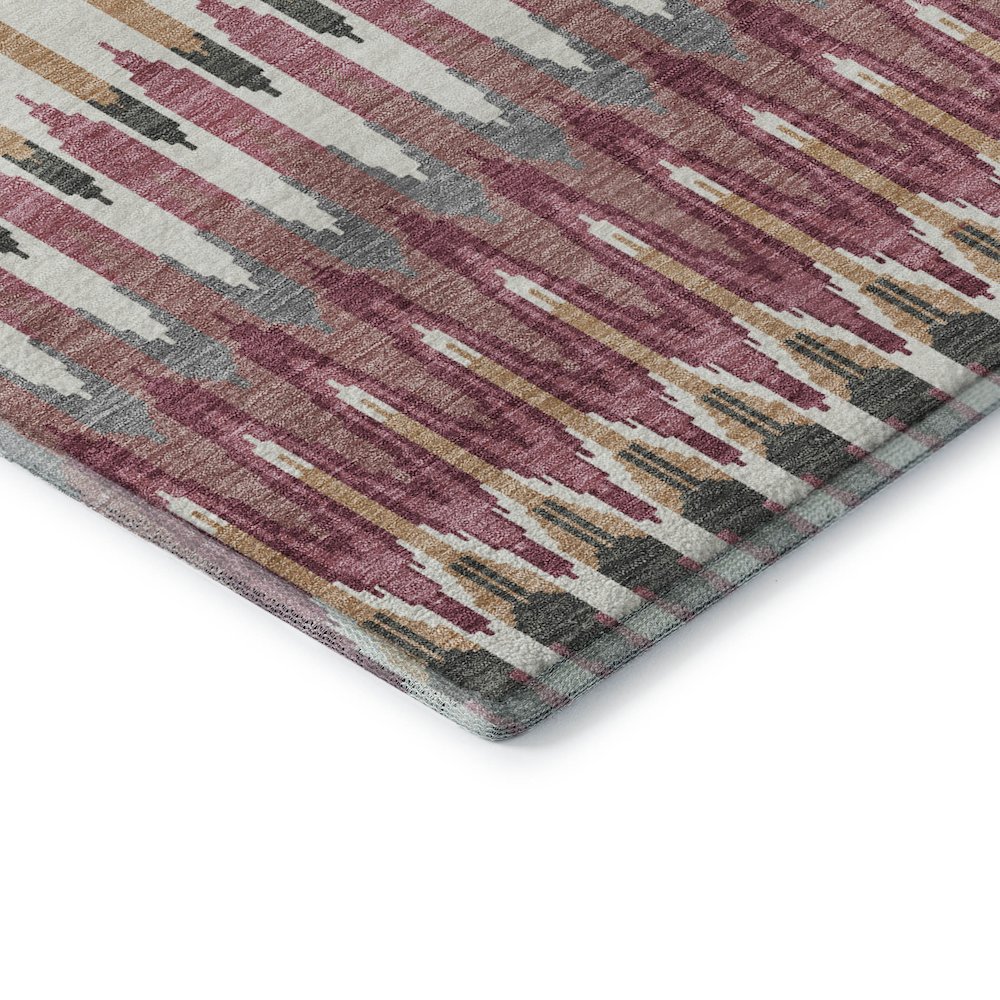 Premium Machine Washable Mayfield AMF860 Mauve 1'8" x 2'6" Rug