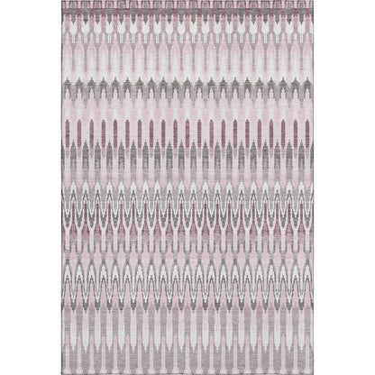 Premium Machine Washable Mayfield AMF860 Pink 2'6" x 3'10" Rug