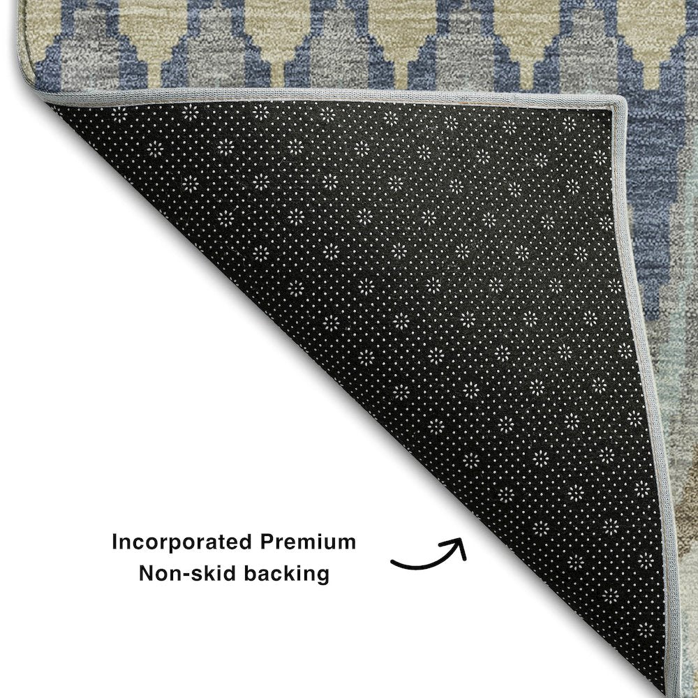 Premium Machine Washable Mayfield AMF860 Taupe 1'8" x 2'6" Rug
