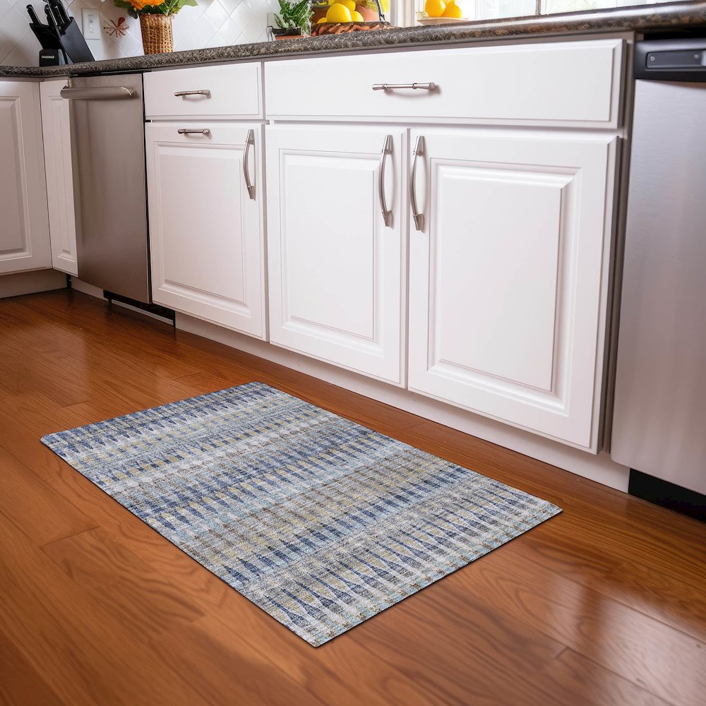 Premium Machine Washable Mayfield AMF860 Taupe 1'8" x 2'6" Rug
