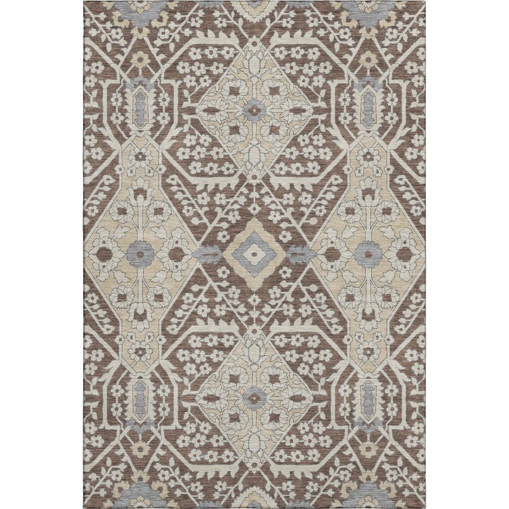 Premium Machine Washable Mayfield AMF863 Chocolate 2'6" x 3'10" Rug