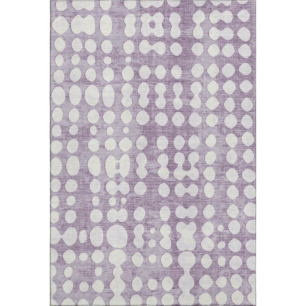 Premium Machine Washable Mayfield AMF869 Purple 2'6" x 3'10" Rug