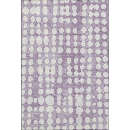 Premium Machine Washable Mayfield AMF869 Purple 2'6" x 3'10" Rug
