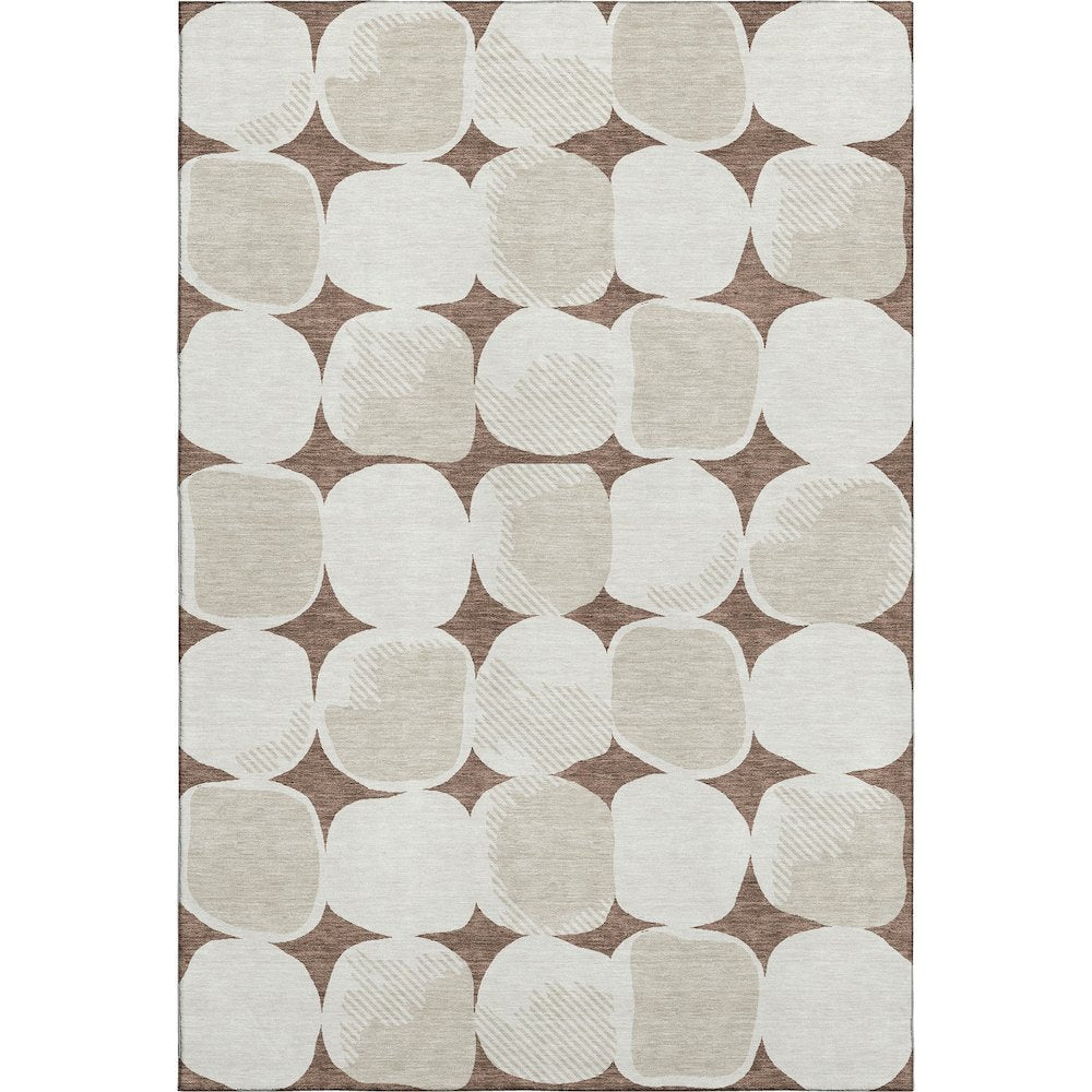 Premium Machine Washable Mayfield AMF870 Brown 2'6" x 3'10" Rug