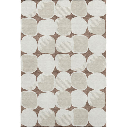Premium Machine Washable Mayfield AMF870 Brown 2'6" x 3'10" Rug