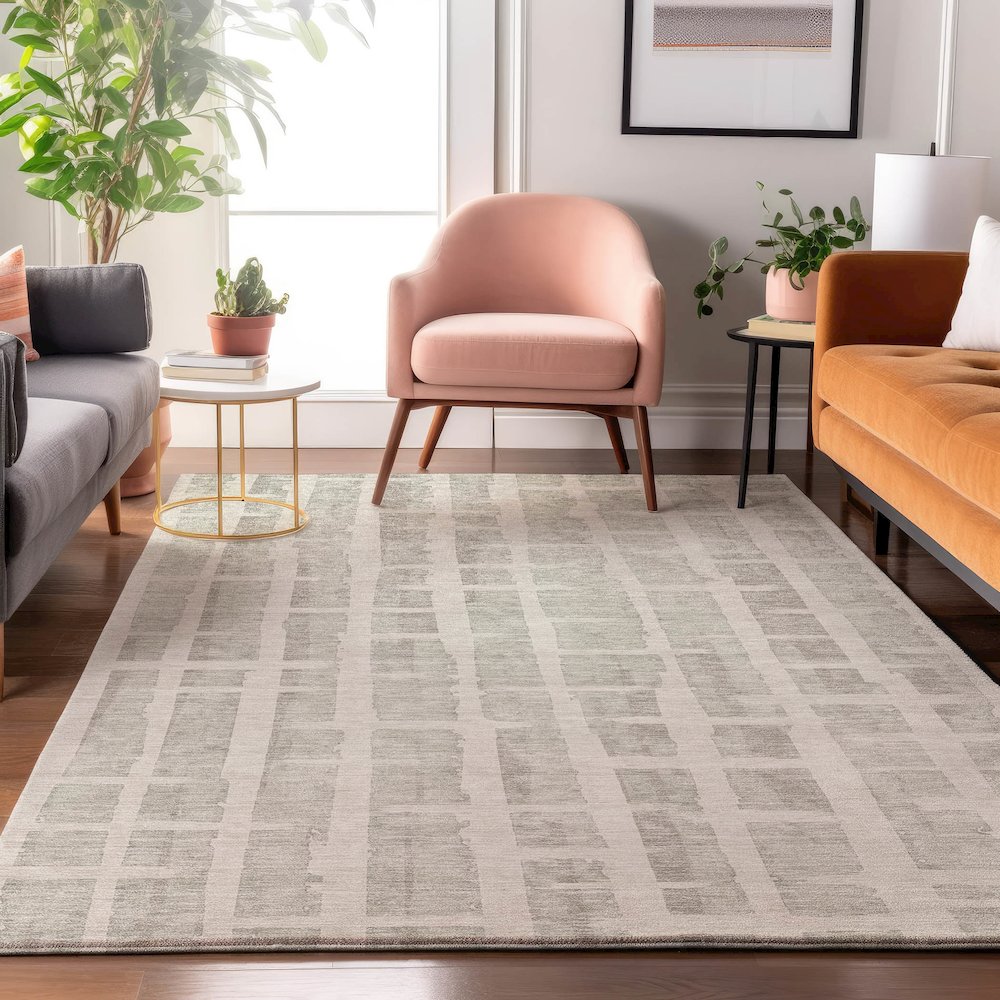 Premium Machine Washable Mayfield AMF872 Ivory 2'6" x 3'10" Rug