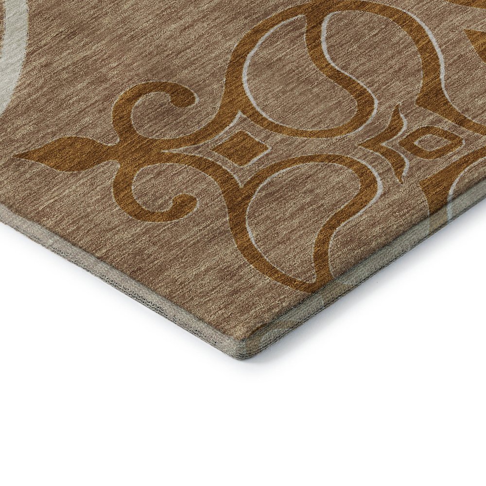 Premium Machine Washable Mayfield AMF874 Terracotta 1'8" x 2'6" Rug