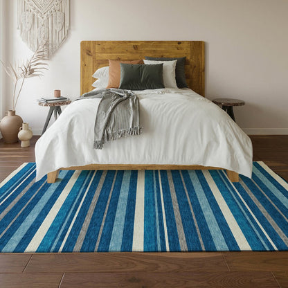 Premium Machine Washable Mayfield AMF879 Denim 2'6" x 3'10" Rug